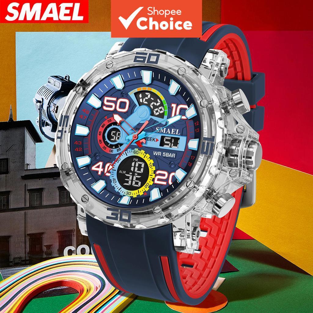 Sport Watch Men Quartz Waterproof LED Light Alarm Luminous Chronograph Gift for Boyfriend