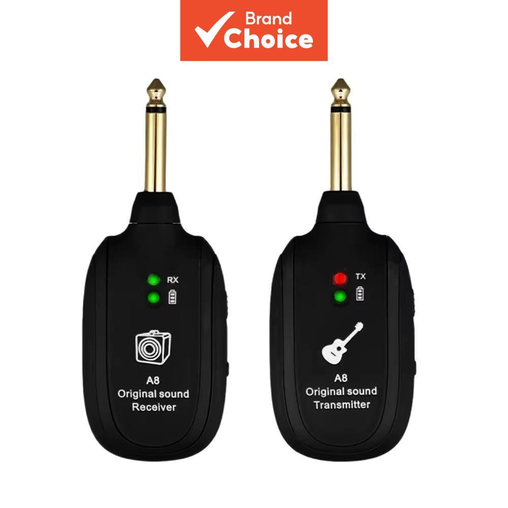 Miwayer A8 Guitar Wireless System Transmitter Receiver Built-in Rechargeable Wireless Guitar Transmi