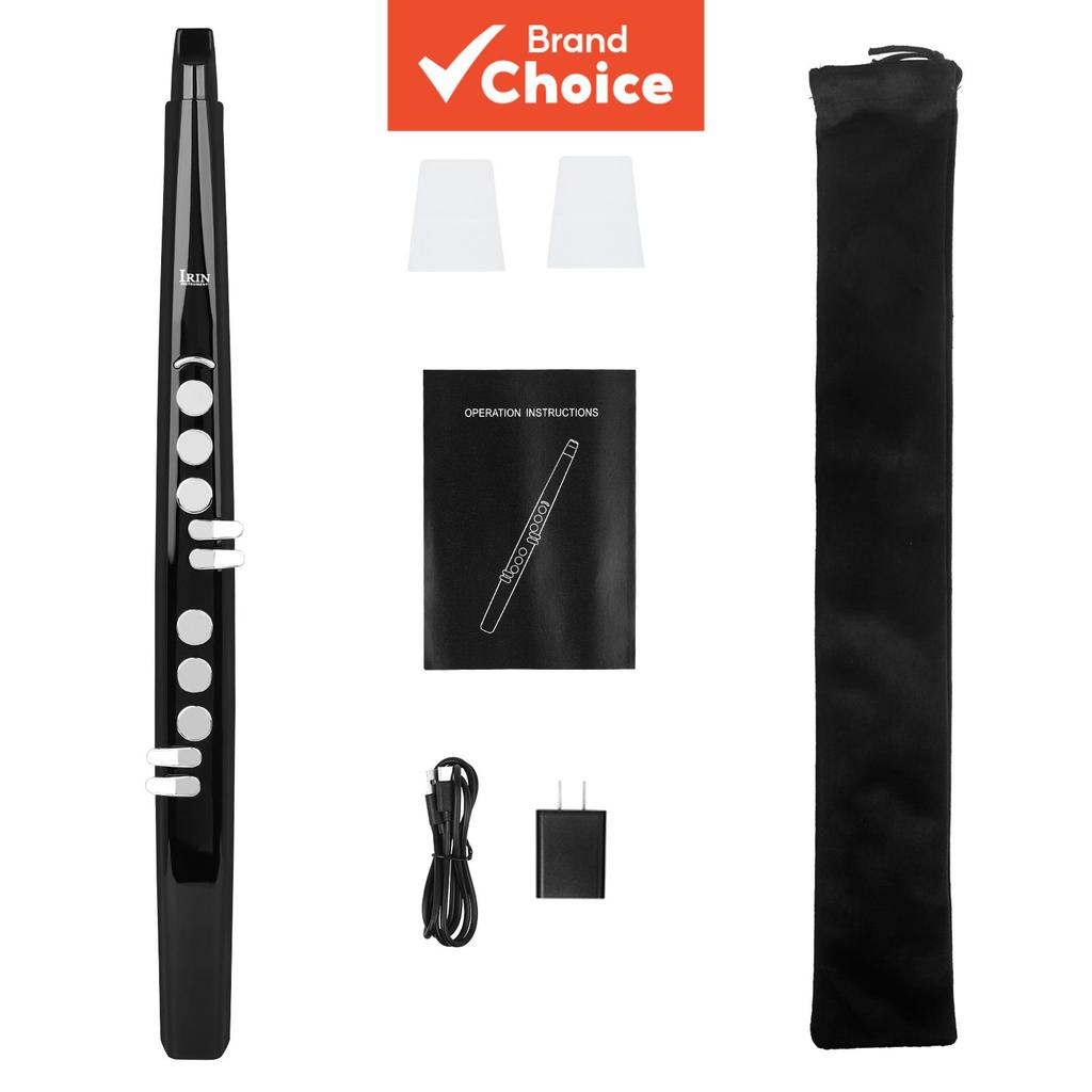 IRIN Mini Electric Wind Saxophone S56 Electronic Blowpipe Imitation Flute Clarinet Various Sounds Di