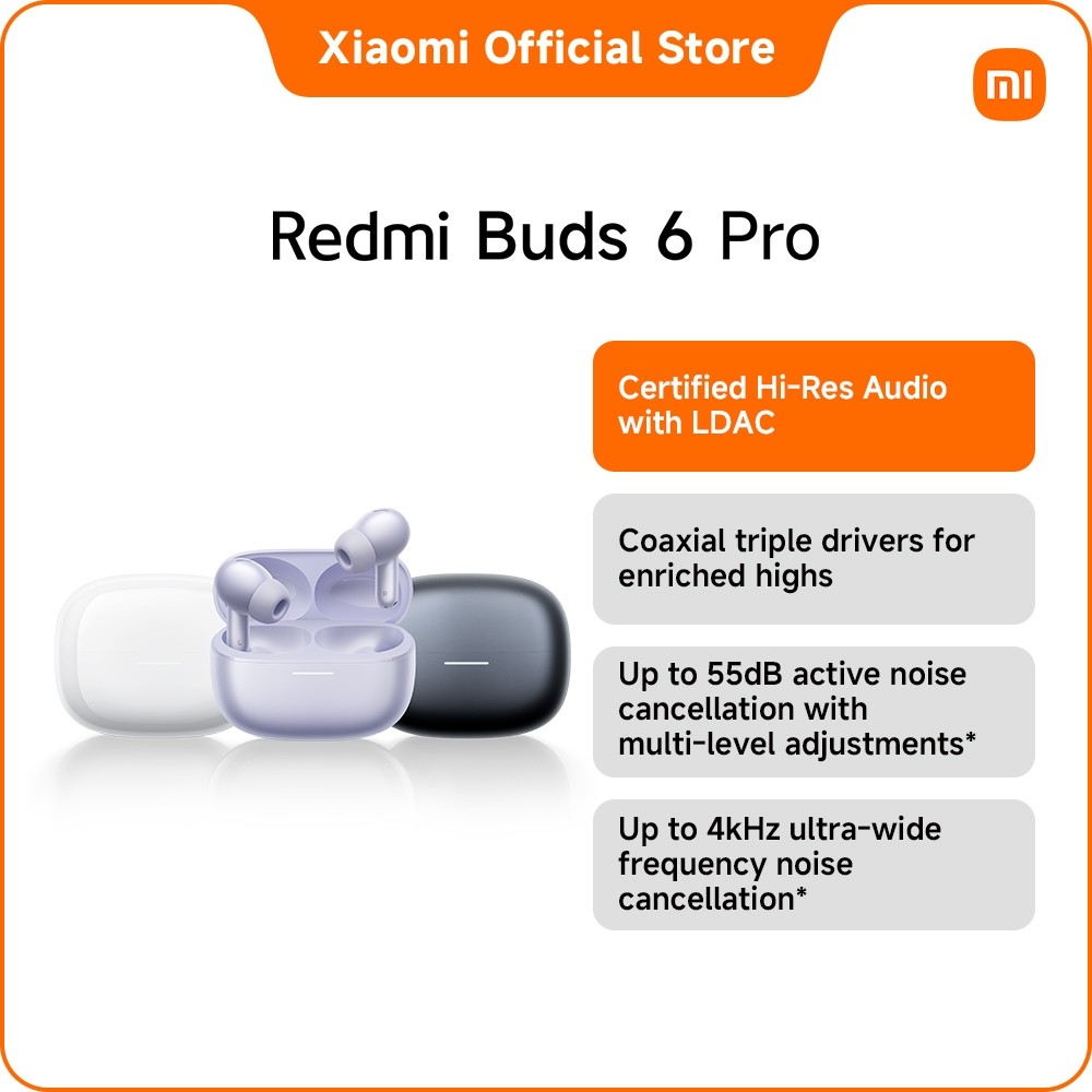【BIG DISCOUNT】 Redmi Buds 6 Pro Earpods Bluetooth TWS