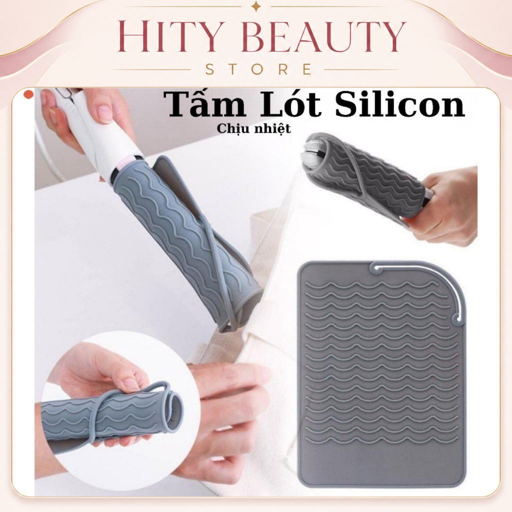 HOẢ TỐC - Tấm lót Silicon chịu nhiệt,cách nhiệt dành cho máy uốn, duỗi tóc