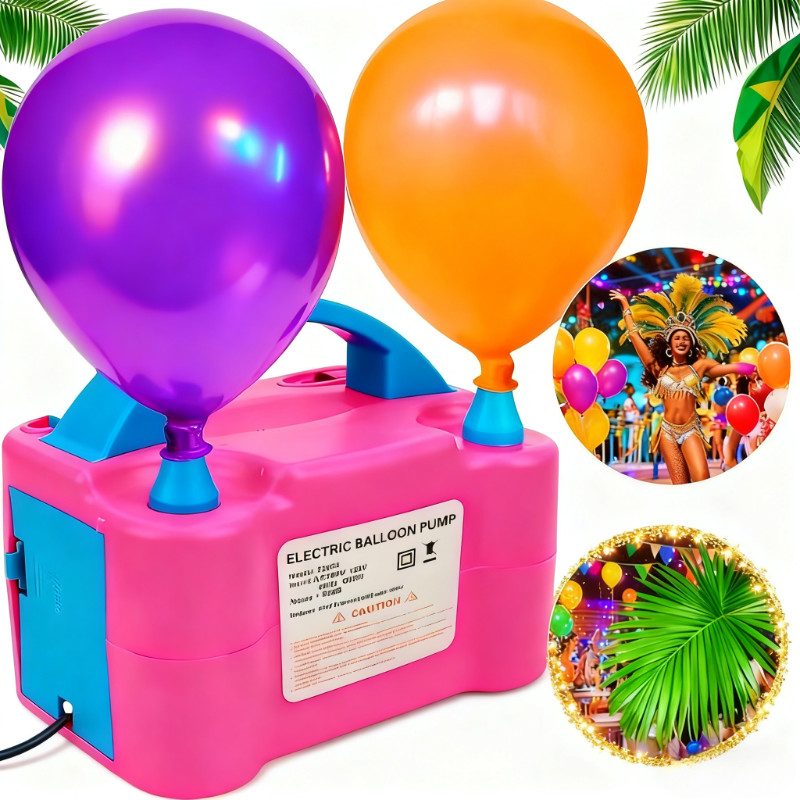 Inflador Elétrico de Balões Bexigas 110v/220v Festa Ornamentação Bomba de Encher Bola de Festas，com