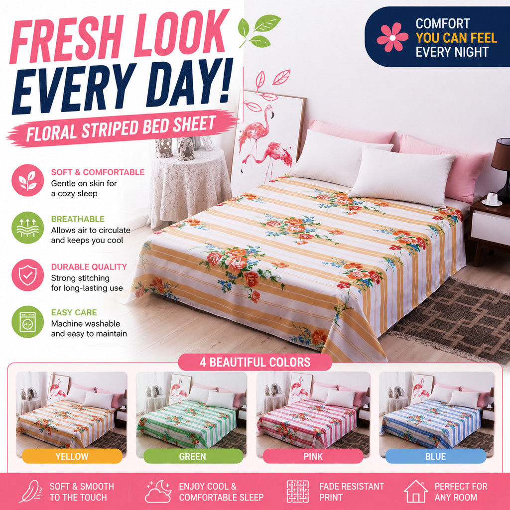 Cosystyle 333 Cotton Kumot Soft Breathable Blanket Single Double Multi Color