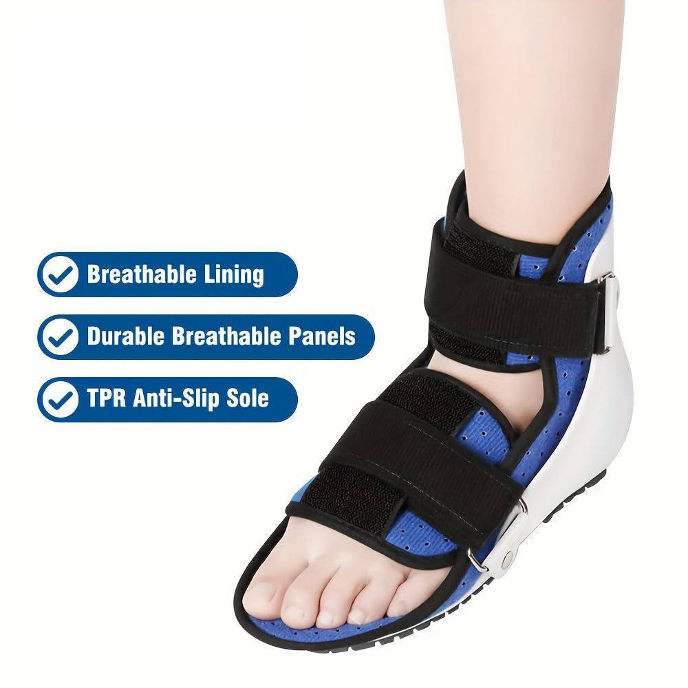 Walking Boot for Fracture Support & Post-Op Shoe, Orthopedic Footwear with Splint for Ankle/Toe Inju