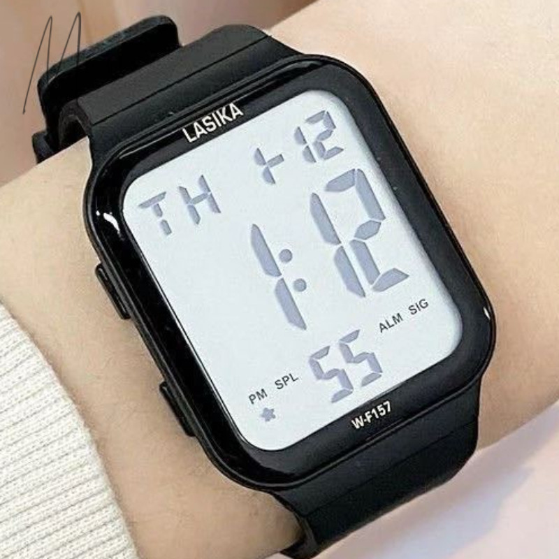 LED Water Resistant High Quality Digital Fashion Watch Unisex Men Women Relo W0298