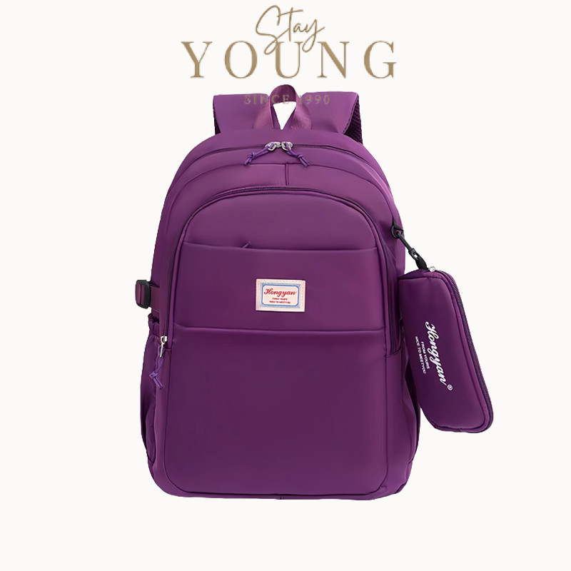 StayYoung Waterproof school bag 2-in-1 large capacity travel backpack storage bag #S929