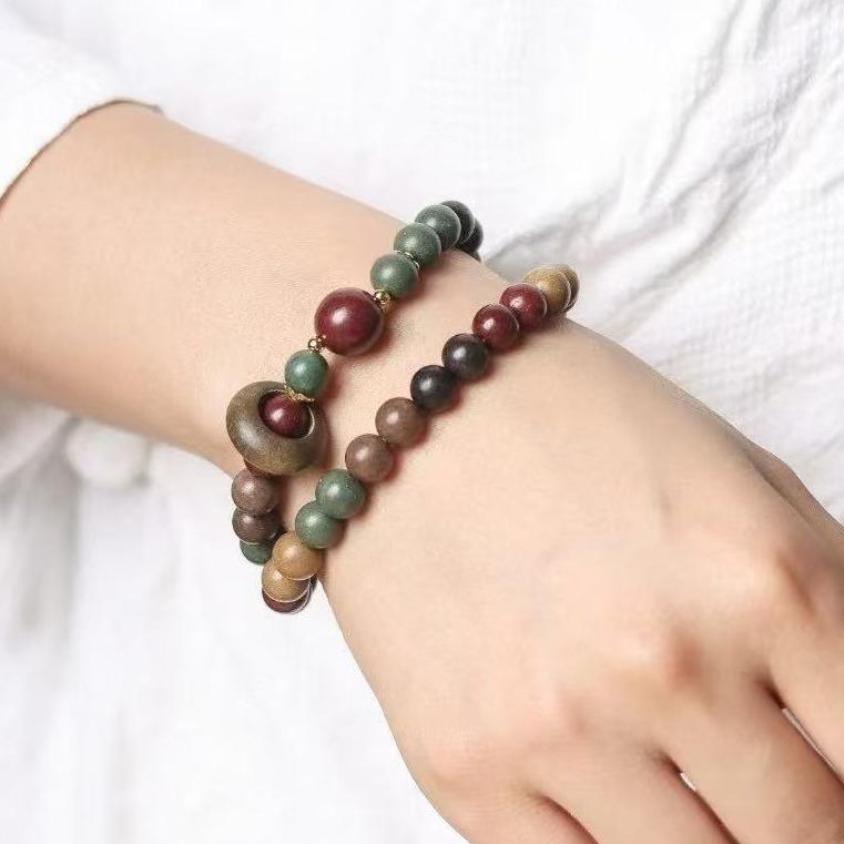 Vòng tay – vòng cổ Hợp Hương Ngũ Hành cổ pháp Vòng tay tràng hạt mang lại năng lượng cân bằng, tinh hoa từ thiên nhiên