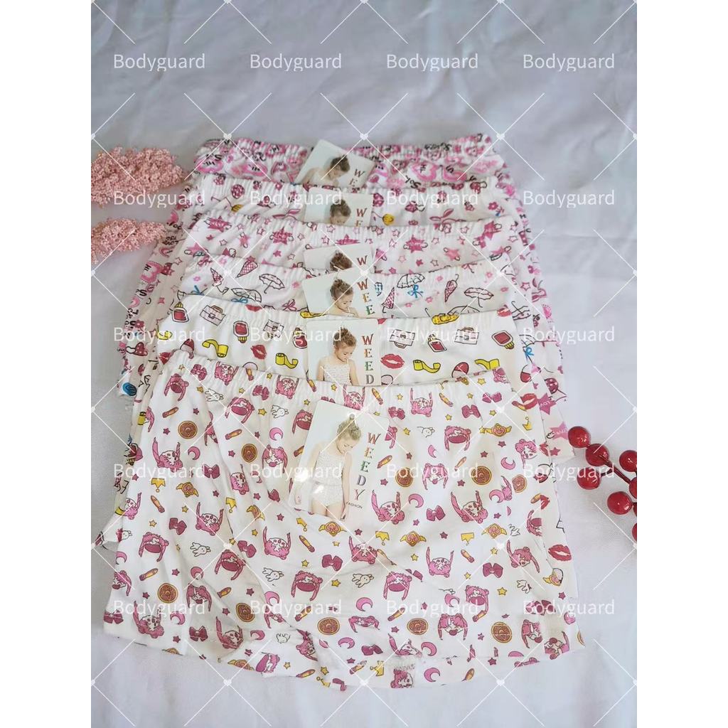 Panties Boyleg For Girls Cotton Panty Short For Kids Girls Boxer 2-10Y Cartoon Print Girls Underwear