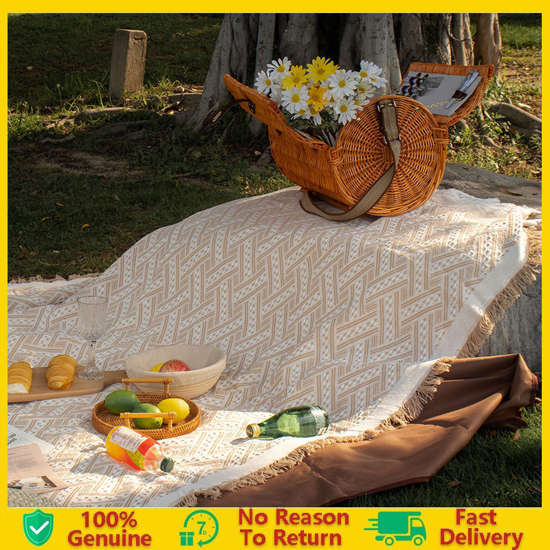 Picnic Blanket Camping Blanket Woven Sofa Cover Tablecloth Wall Hanging Tapestry
