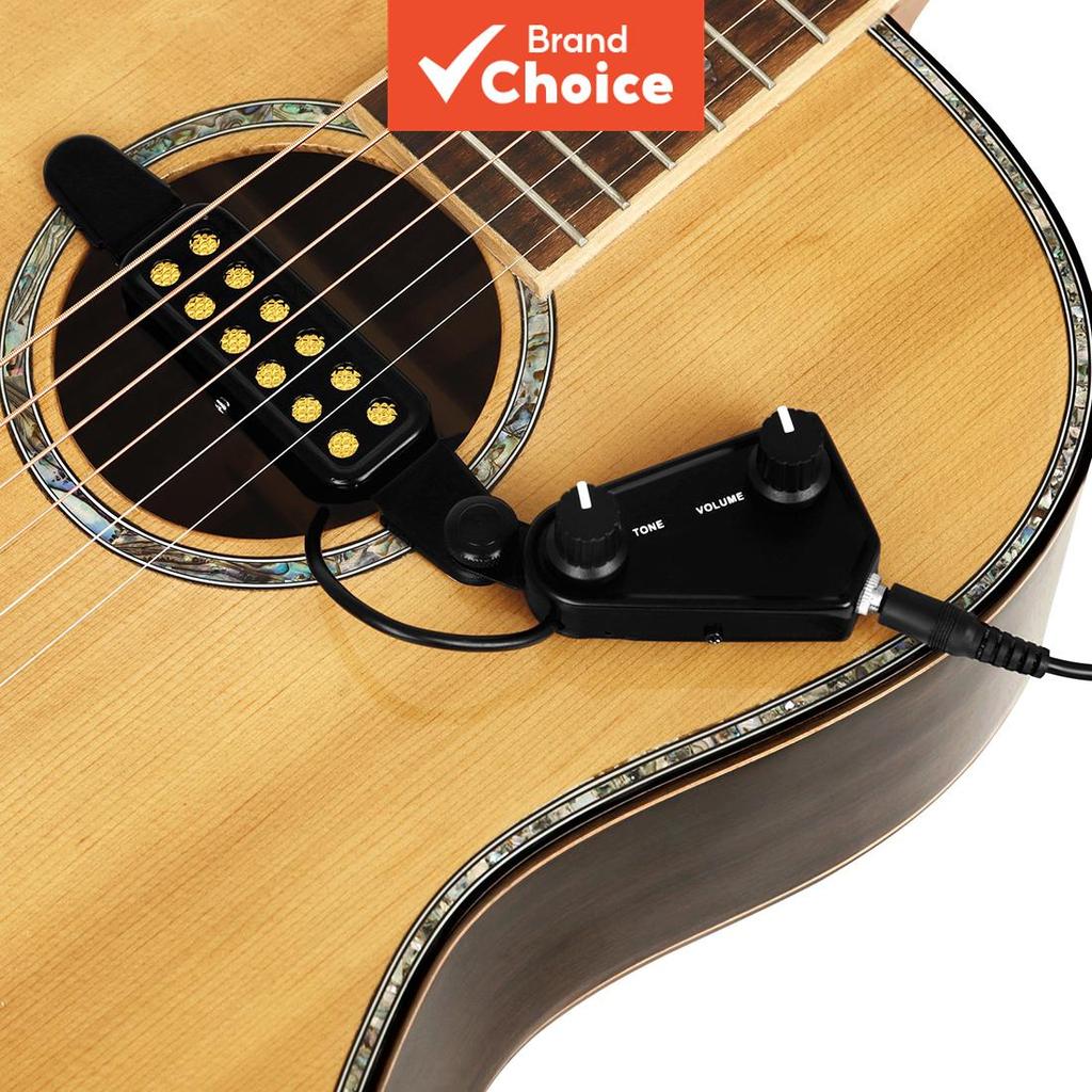 Acoustic Guitar Pickup Transducer Amplifier Professional Guitar Pickup Sound Hole Musical Instrument