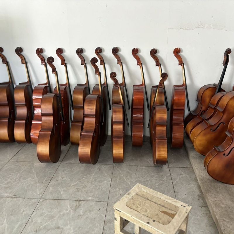 Violin Musical Instruments Handmade Beginner Cello Matte Bright Cello Manufacturer Delivery