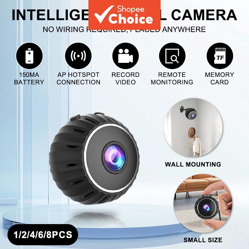 Mini wireless surveillance camera | Built in battery&USB power supply, ready to use | Loop recording