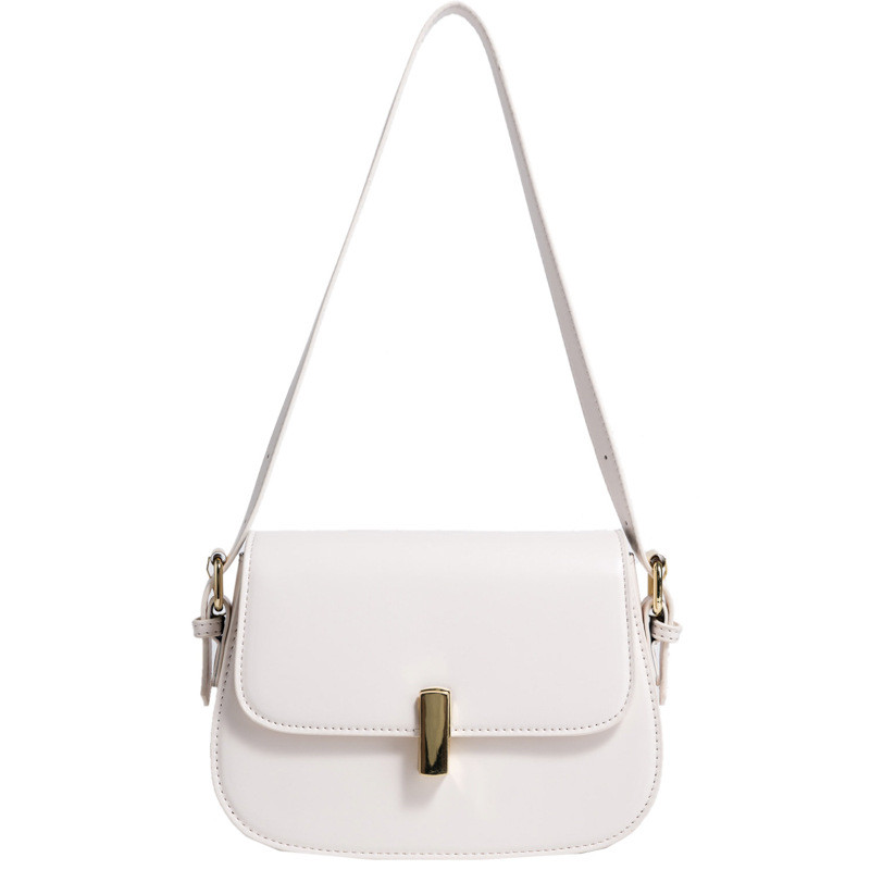 Túi Xách Nữ Dáng Saddle Đơn Giản Cao Cấp | Túi Đeo Vai & Xách Tay Phong Cách Cổ Điển | Khóa Kim Loại Sang Trọng Dễ Phối Đồ