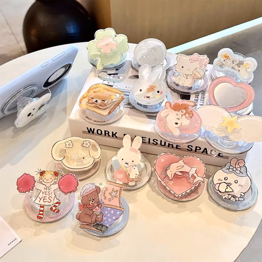 Giá đỡ điện thoại từ tính Hàn Quốc Xoay di động dễ thương