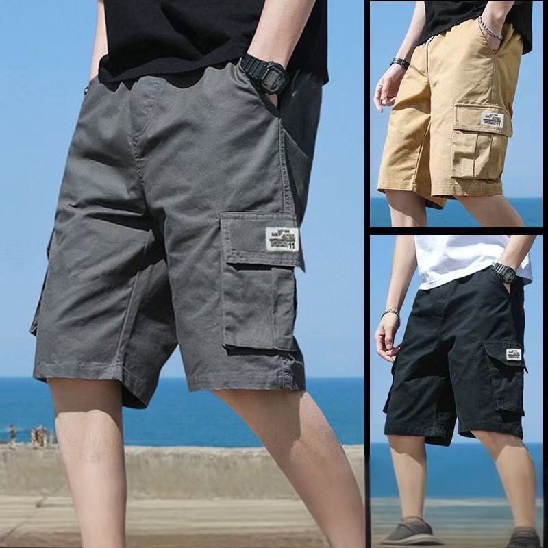 Men's Casual Cargo Shorts Loose Fit Streetwear Trendy Summer Shorts with Pockets Lightweight Comfort