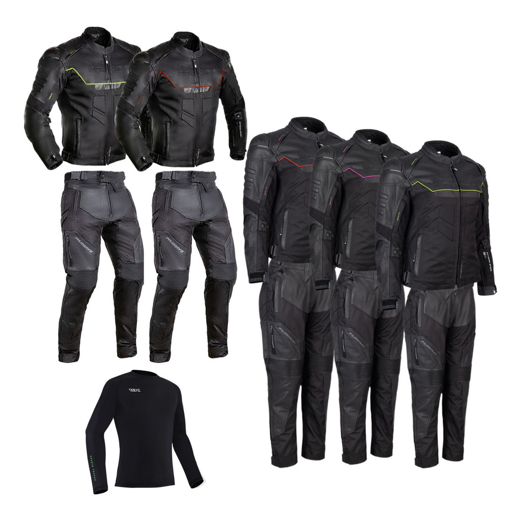 Ropa de Moto Jaqueta E Calça Texx V2 Falcon Motoqueiro Masculino Ou Feminino Couro