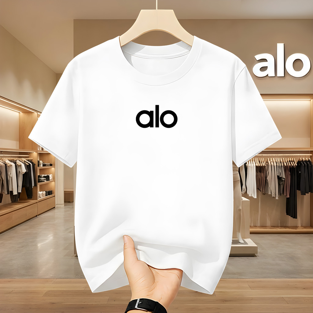 ALO Premium Streetwear YALEX T-Shirt – Unisex Pure Cotton Round Neck