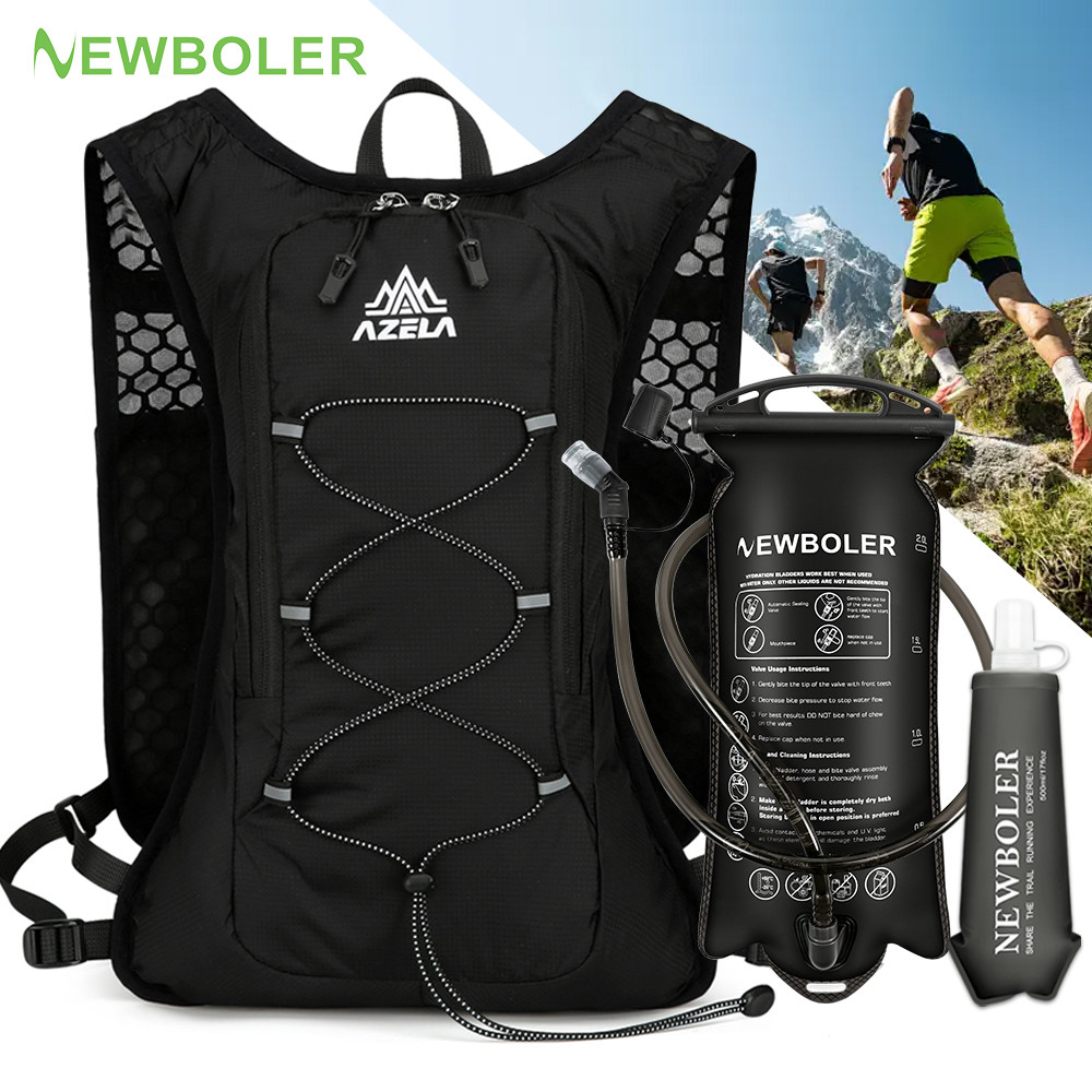 8L Running Hydration Vest Backpack Men Women Outdoor Sport Bags Trail Marathon Jogging Hiking Backpa
