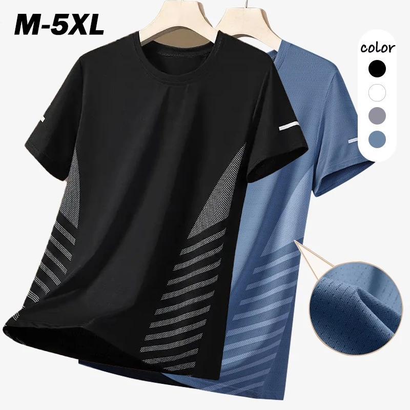 Buy 1 take 1 T-Shirt for Men and Women Ice Silk Dirfit Sports Shirt Summer Mesh Breathable Training