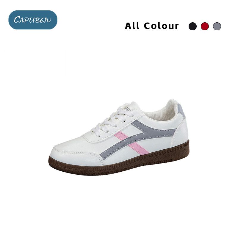 CAPUBEW Shoes for Women Fashion Rubber Sneakers Casual Running Korean Style Shoes for Men Unisex