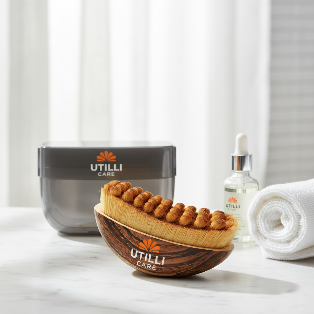 Escova de Massagem Facial Drenagem Linfática, Contorno do Rosto, Tira Papada Anti Idade Skin Care Co