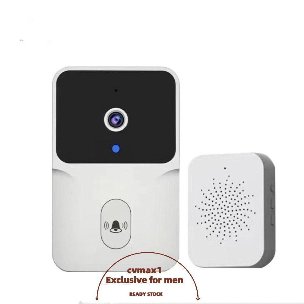 CYMX Wireless Doorbell, Infrared Night Vision Easy Installation Smart Video Doorbell, Remote Access Security Video Intercom HD Wifi Video Door Bell Smart Home