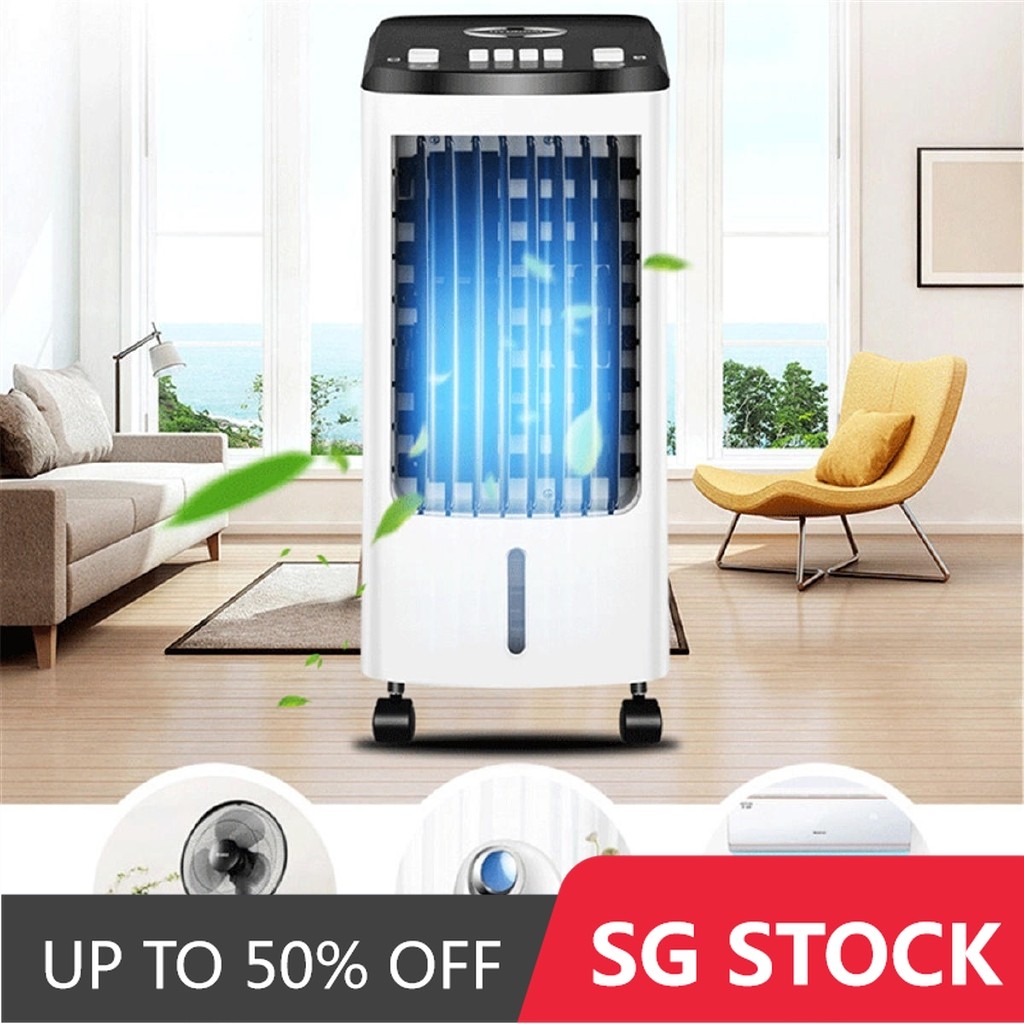220V 70W Air Conditioner Timed Cooling Fan Humidifier Portable Air Conditioner Conditioning Fan Humidifier Cooler Cooling+Gift