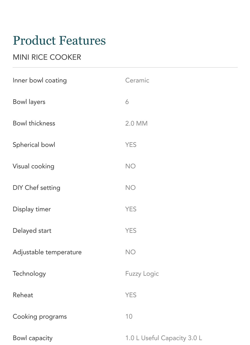 Tefal Fuzzy Logic Rice Cooker 1L RK7501 Shopee Singapore