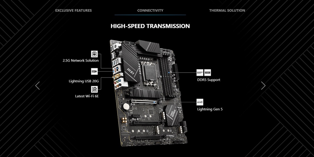 MSI PRO Z790P Z790 P Z790P WIFI LGA 1700 Intel Z790 SATA 6Gb/s DDR5