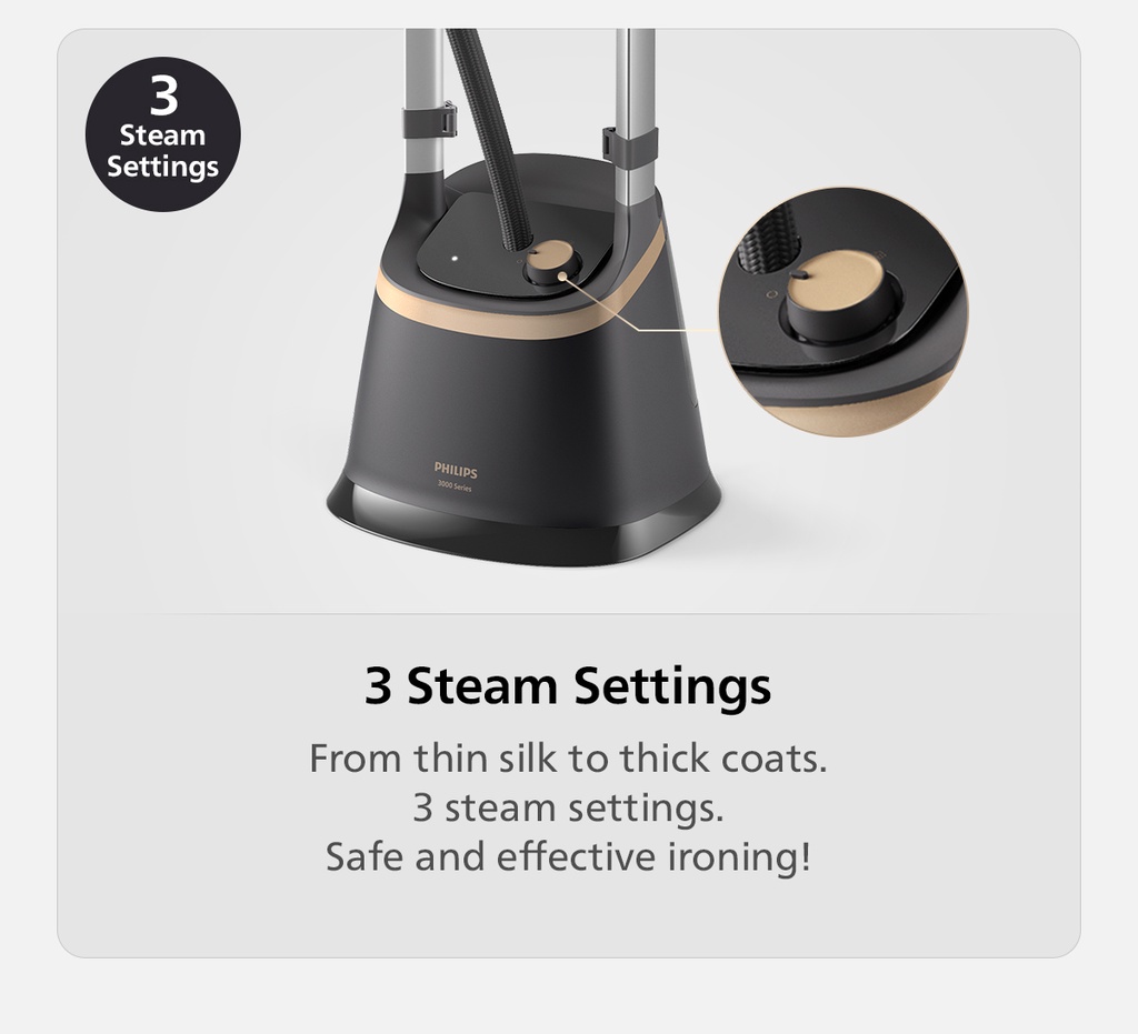 PHILIPS Stand Steamer 3000 Series (MyEssence Fragrance Infuser