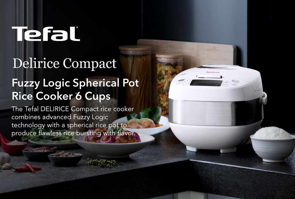 Tefal Fuzzy Logic Rice Cooker 1L RK7501 Shopee Singapore
