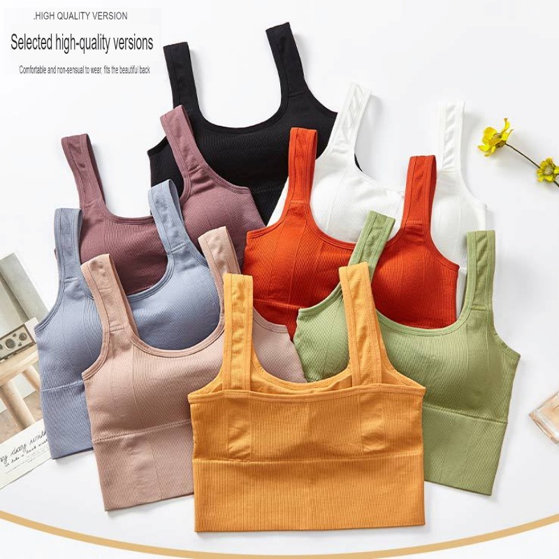 ESS EMM CLOTHING Women and Girls Ultra Soft Skin Friendly Polymide Elastane  Anti Static Sports Bra Lightly Padded Medium Impact for Yoga Dance Cycling