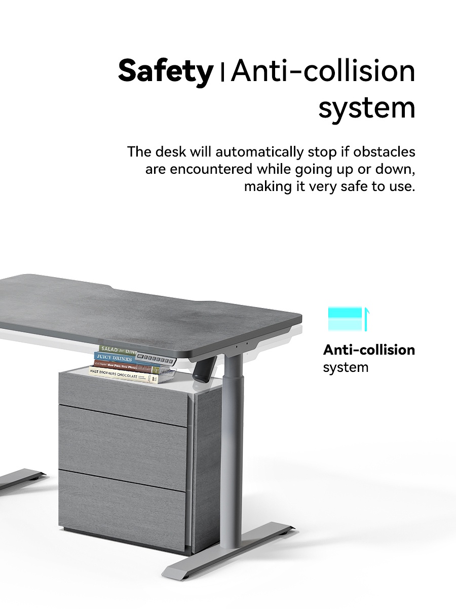 Hinomi Smart Voice Control Standing Desk Lift Office Table Adjustable