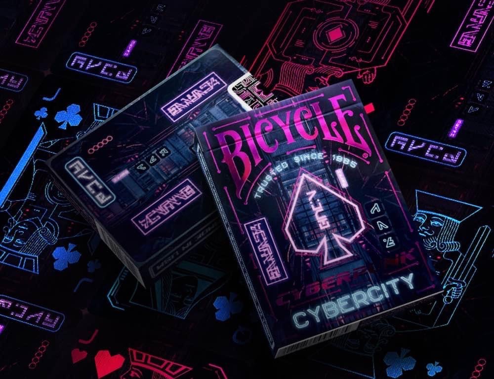 Bicycle Cyberpunk Cybercity Hardwired Cybernetic Playing Poker Cards By ...