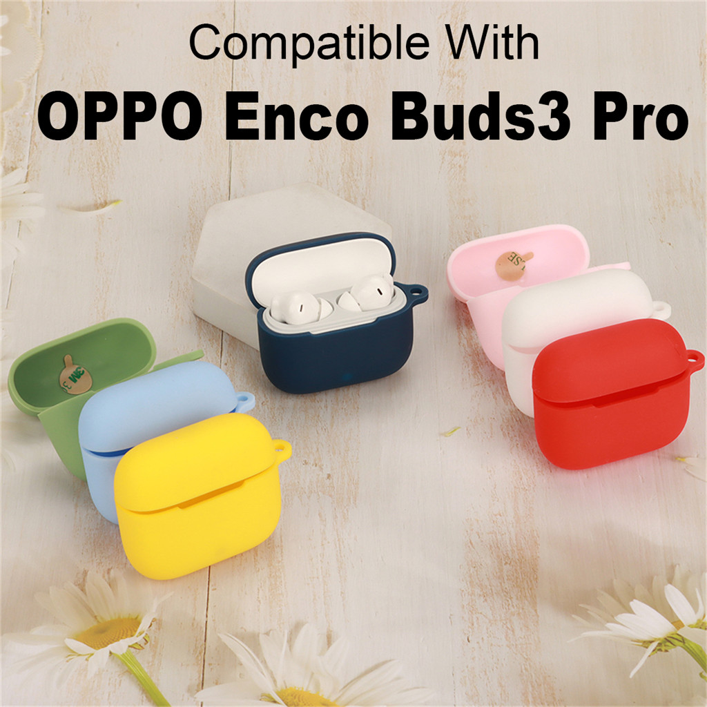 Ốp Tai Nghe Silicon Cho OPPO Enco Buds3 Pro Vỏ Tai Nghe Chống Sốc Chống Trầy Xước Tay Bảo Vệ Có Thể Giặt Nhà Ở Chống Bụi