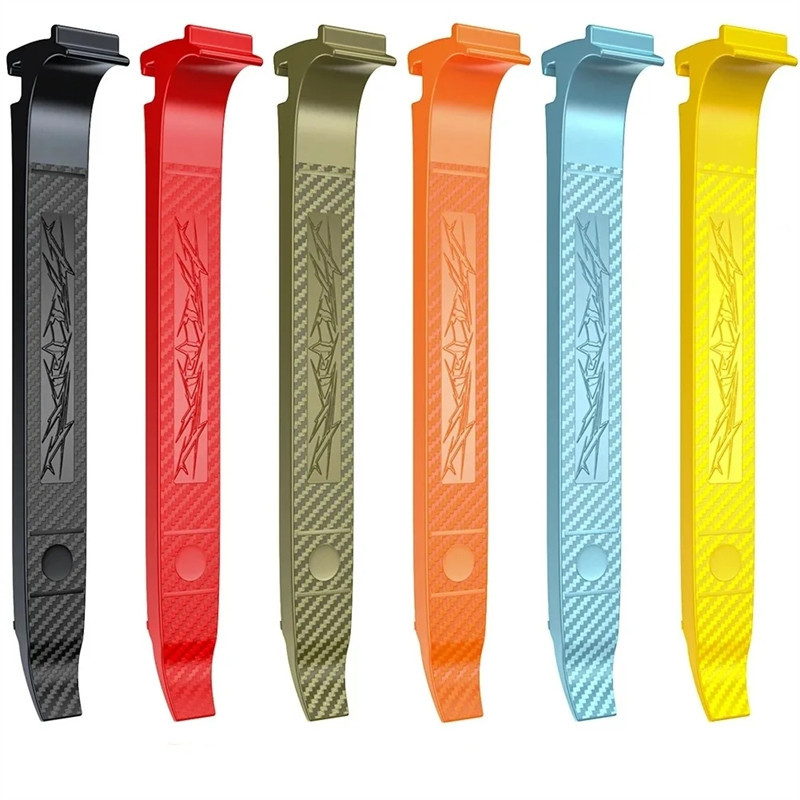 1 Chiếc Sợi Carbon Kết Cấu Xe Đạp Dụng Cụ Mở Lốp Xe Đạp Thanh Lốp Muỗng Đòn Bẩy Ống Tẩy Dụng Cụ Sửa Chữa