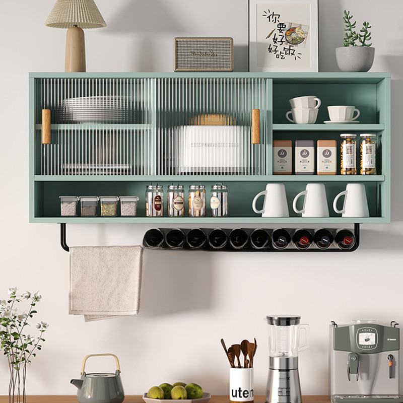 Modern Minimalist Wall Mounted Dining Cabinet Display Cabinet Storage Cabinet Nordic Kitchen Wall Cabinet Storage Cabinet Customization