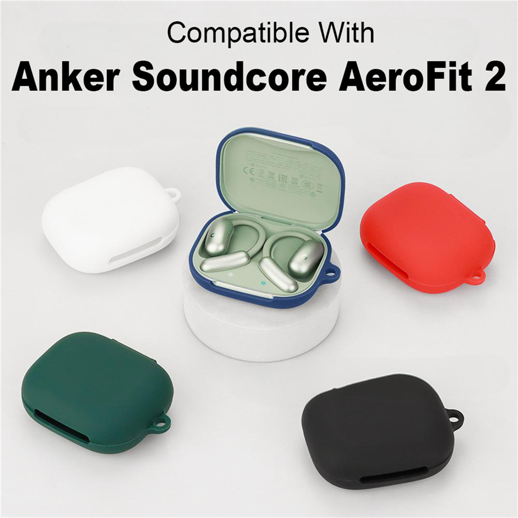 Dành Cho Anker Soundcore AeroFit 2 Có Thể Giặt Chống Bụi Vỏ Tai Nghe Chống Trơn Trượt Vỏ Bảo Vệ