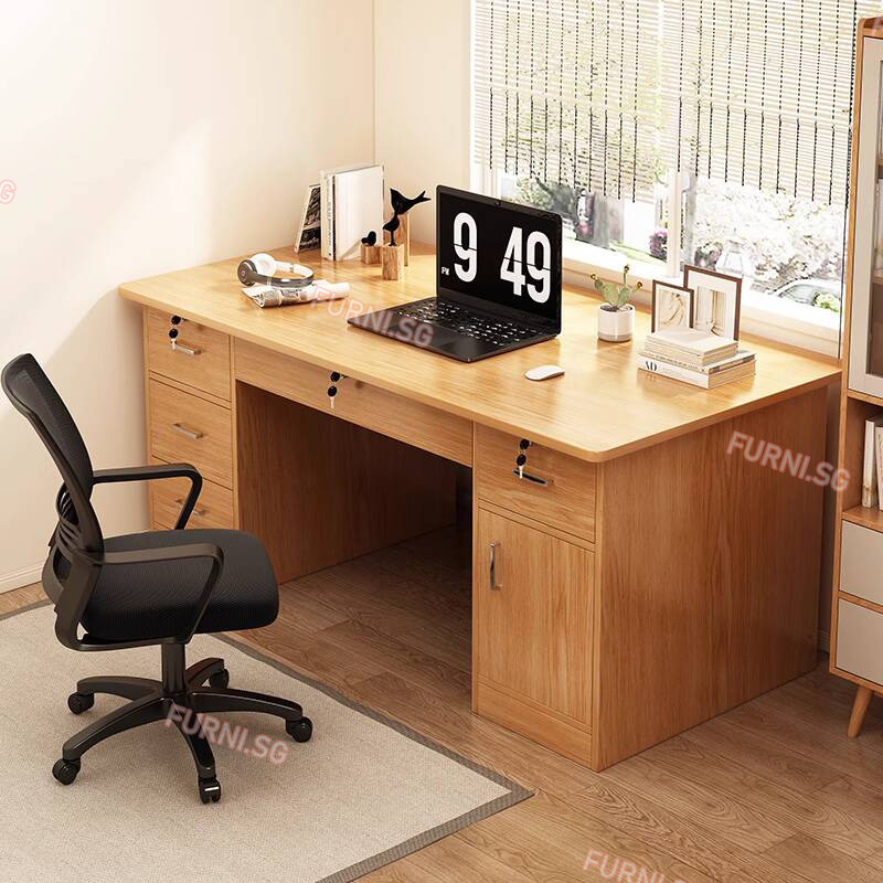 FUR Computer Table Desktop Desk Student Home Study Table Writing Table Rental House Simple Adult Bedroom Desk