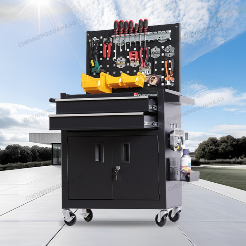 Tool Box Set Auto Repair Tool Cart Tattoo Workbench Workshop Mobile Iron Tool Cabinet