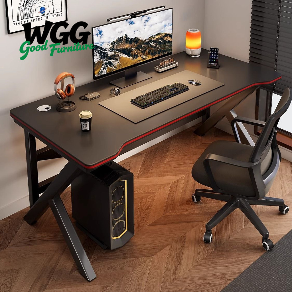 WGG Computer Desk, Desktop Home And Chair, Simple Gaming Table Small Apartments, Office Desk For Rental Housing