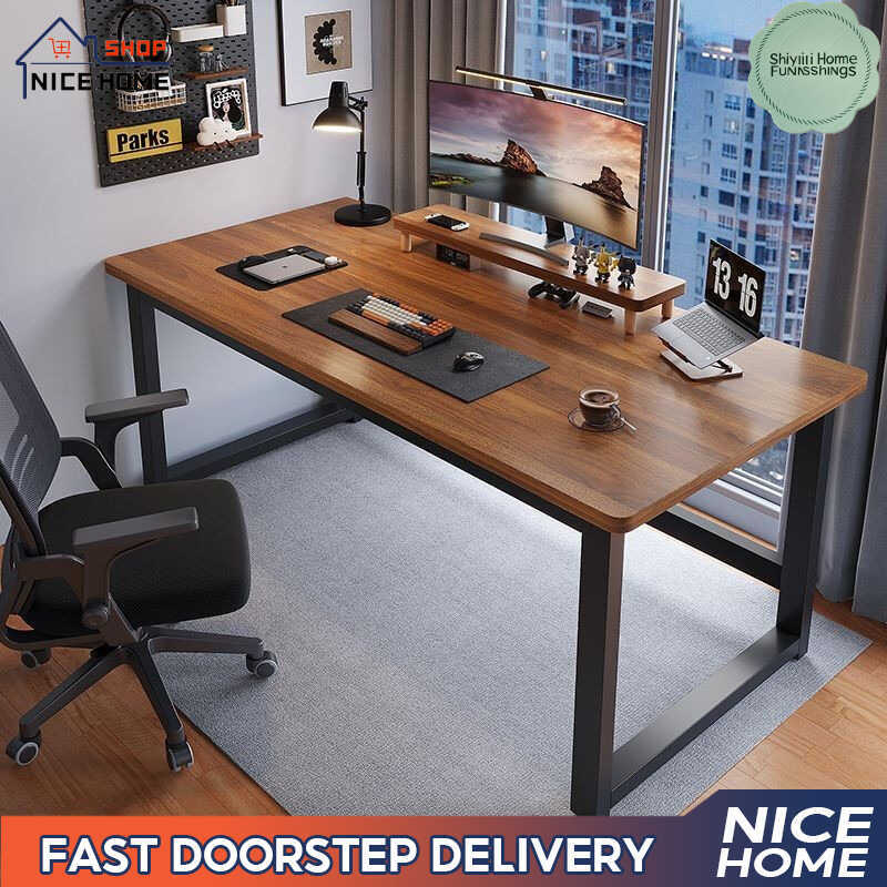 NC [ SG ] ⚡ Computer Desk Desktop Home Simple Desk Office Desk Modern Work Desk Rental Bedroom Study Writing Desk
