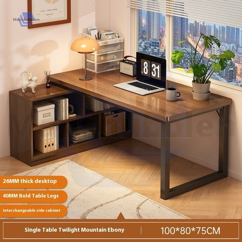 Integrated Table L-Shaped FL Study Student Household Writing Office Corner Computer Bookshelf Hewenjie2.Sg