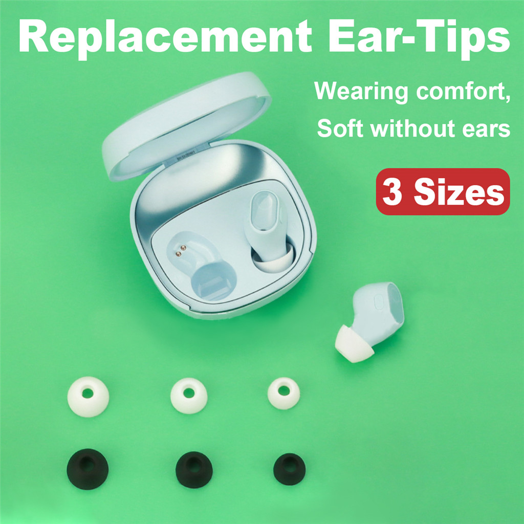 Đầu Tai Silicon Cho Baseus Bowie MP1 MA10 Pro E9 EX M1 M3s M2 M2 + M2s WM02 + WM03 WM05 Nút Tai In-Ear Thay Thế Nút Tai Nghe Mềm Vỏ S / M / L (6 Cái / 3 Đôi)