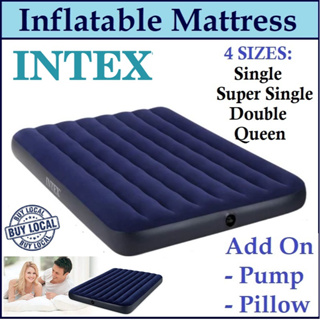 Inflatable Mattress Air Bed Camping Pad Pillow Cushion Mat 4 Sizes Available.