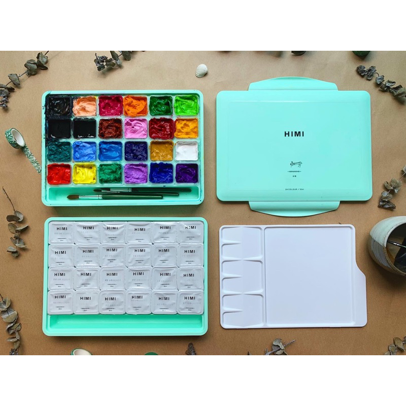 [SG Seller] Himi Jelly Gouache Paint Set (18/24 Colours) Shopee Singapore