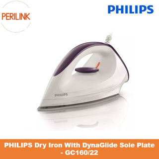 PHILIPS Dry Iron With DynaGlide Sole Plate - GC160/22