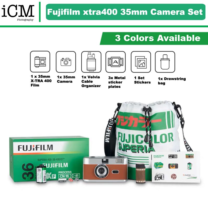 Fujifilm XTra 400 35mm Film Camera Bundle Gift Set Shopee Singapore