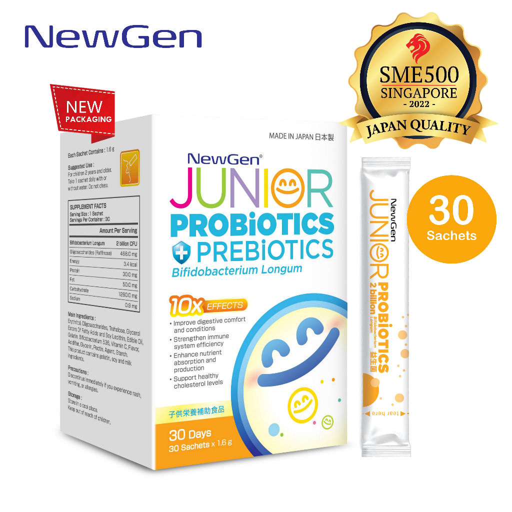 NewGen Junior Probiotics + Prebiotics 2 Billion CFU Bifidobacterium