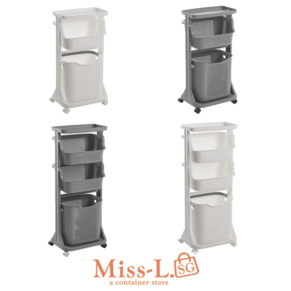 NORDENSwing laundry storage laundry basket with wheels Shopee Singapore